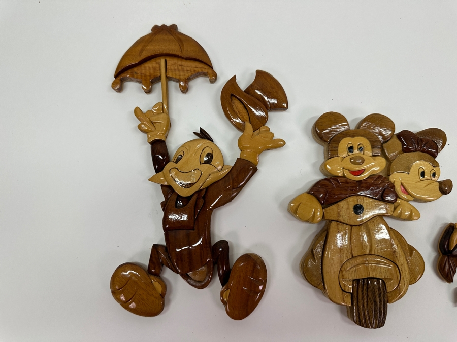 Just Added - (3) Wooden Disney Characters Wall Decor 6'H To 9'H [Photo 4]