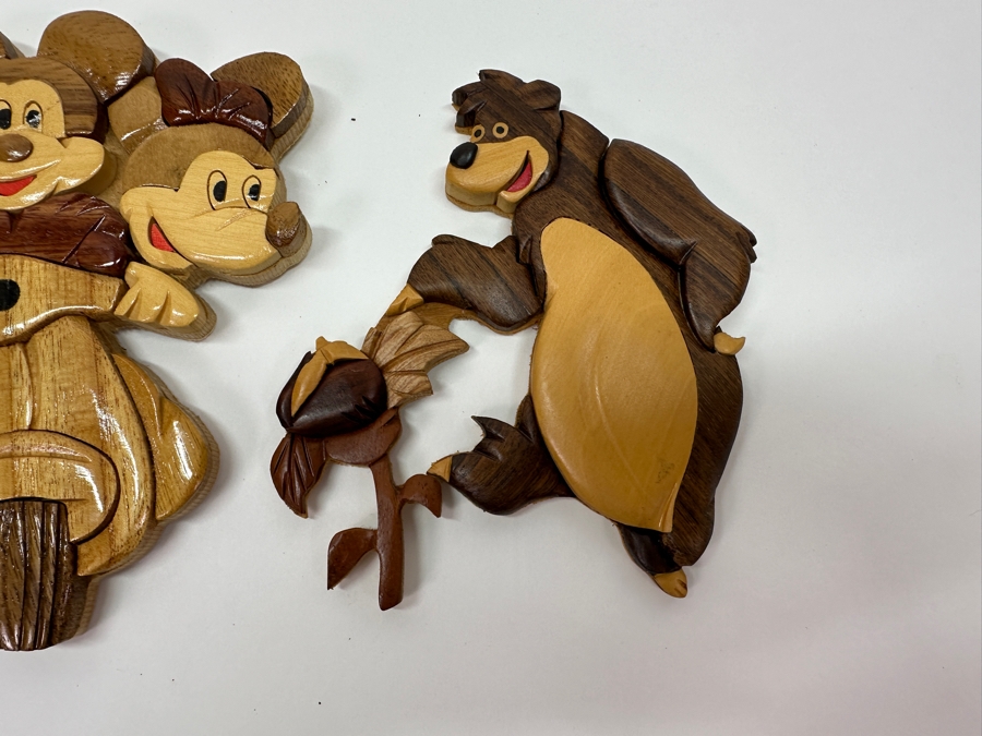 Just Added - (3) Wooden Disney Characters Wall Decor 6'H To 9'H [Photo 2]