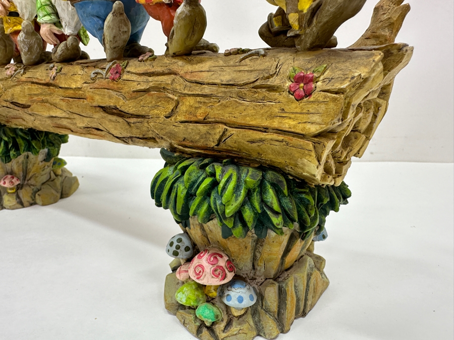 Just Added - Vintage 2004 Walt Disney Showcase Collection Jim Shore Designs 'Homeward Bound' Snow White & The Seven Dwarfs #4005434 13.5'W X 8'H [Photo 3]