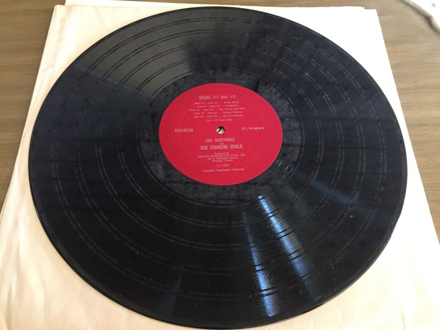 Earl Nightingale ‎- Our Changing World - The Earl Nightingale Radio Program - XCTV-63166 [Photo 3]