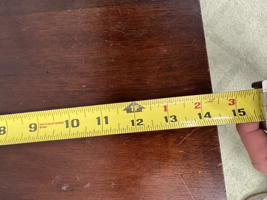 Just Added - Vintage Martha Washington Sewing Cabinet with Flip Top Side Bins and Three Center Drawers 28'W x 14.5'D x 28.5'H [Photo 7]