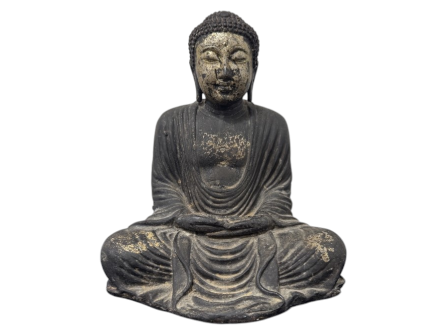 Just Added - Vintage Buddha Statue with Distressed Finish 10'H