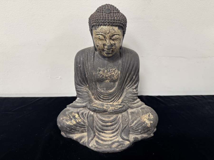 Just Added - Vintage Buddha Statue with Distressed Finish 10'H [Photo 2]