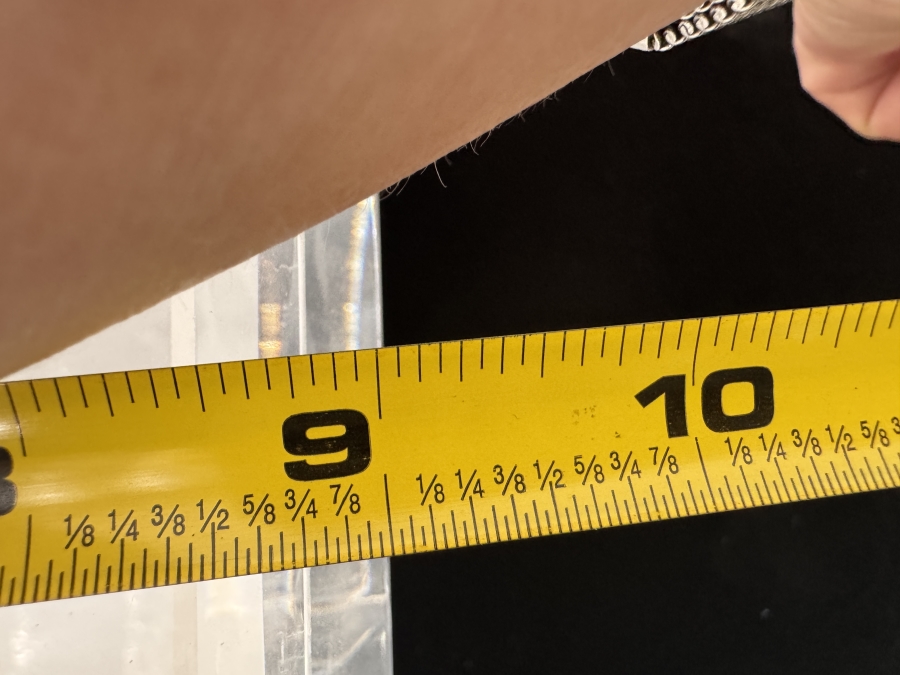 Just Added - Clear Acrylic Storage Box with Diamond Faceted Knob and Removable White Insert 9'W x 8'D x 9.5'H [Photo 4]