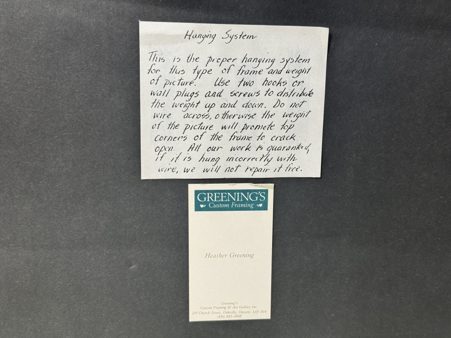 Just Added - Signed Phyllis Meyer Original Watercolor Triptych of Southwestern Adobe Village with Light Wood Frames 88'W x 41'H [Photo 5]