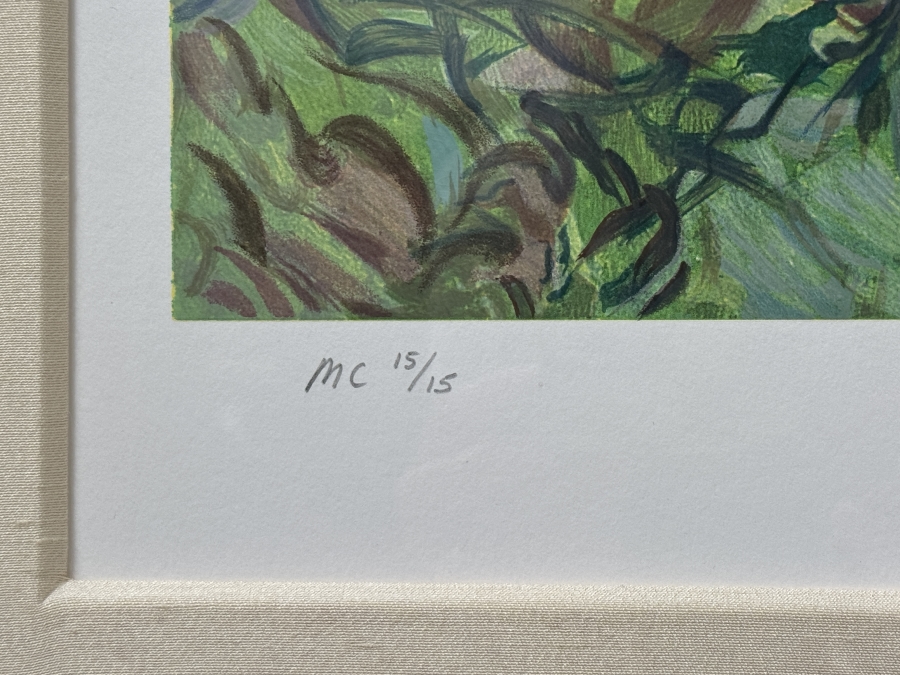 Just Added - Signed Jose Royo (B. 1941, Spanish) Limited Edition Serigraph 'Alegoria De La Danza' with COA Printer's Proof 15/15 Framed: 47'W x 48'H Retailed $4,500 [Photo 3]