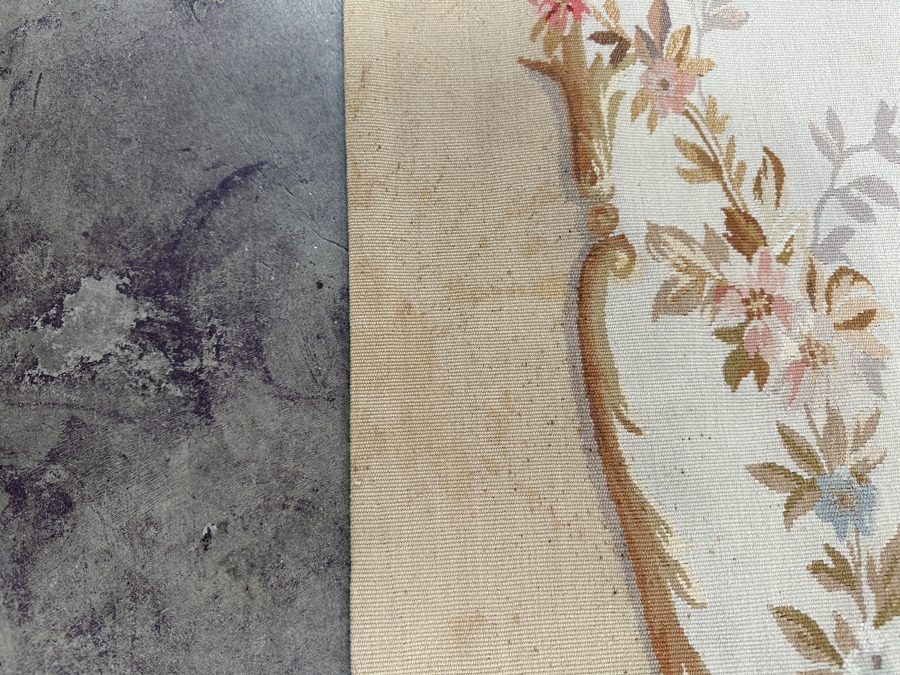 Just Added - Vintage French Aubusson Flat-Weave Rug Tapestry 94' X 56' [Photo 5]