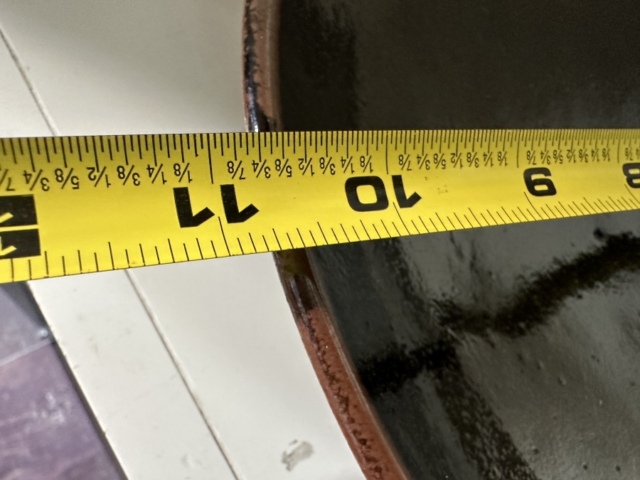 Just Added - Shoji Hamada (1894-1978, Japanese) Original Studio Pottery Plate / Bowl Vintage 1964 10.75'W - Started The Mingei (Folk-Art) Movement In Japan - Declared A 'Living National Treasure' In 1955 Estimate $2,500-$6,000 [Photo 5]