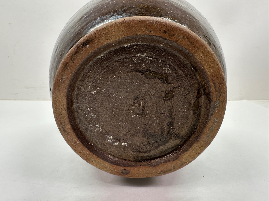 Just Added - Vintage Japanese Pottery Bottle Unknown Potter 10.5'H [Photo 5]