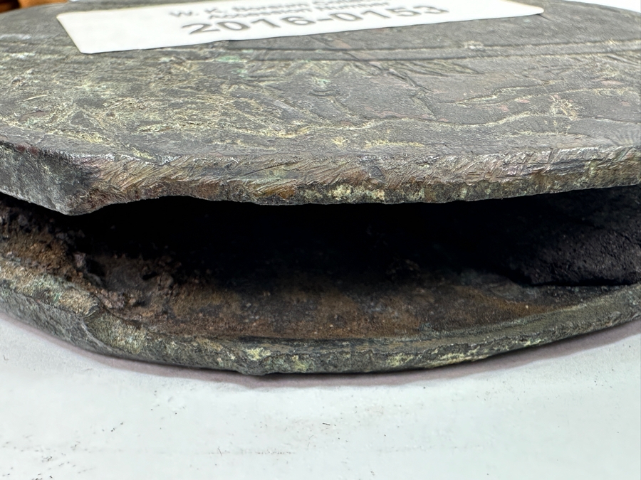 Just Added - Antique Japanese Bronze Artifact 5'W X 5.5'H [Photo 21]