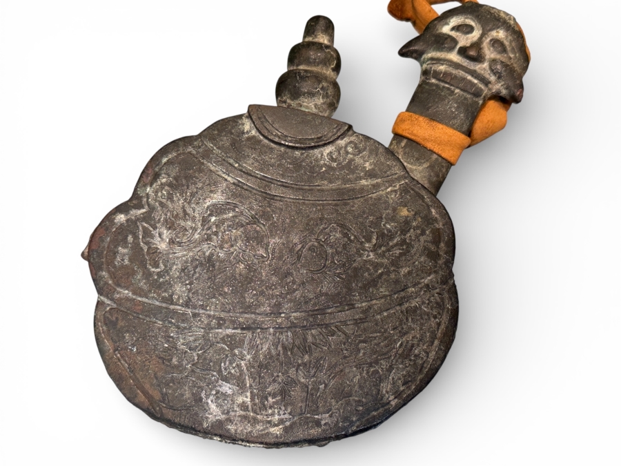 Just Added - Antique Japanese Bronze Artifact 5'W X 5.5'H