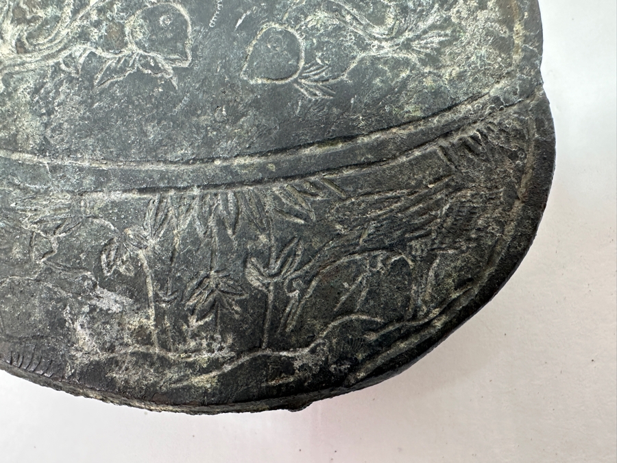 Just Added - Antique Japanese Bronze Artifact 5'W X 5.5'H [Photo 13]