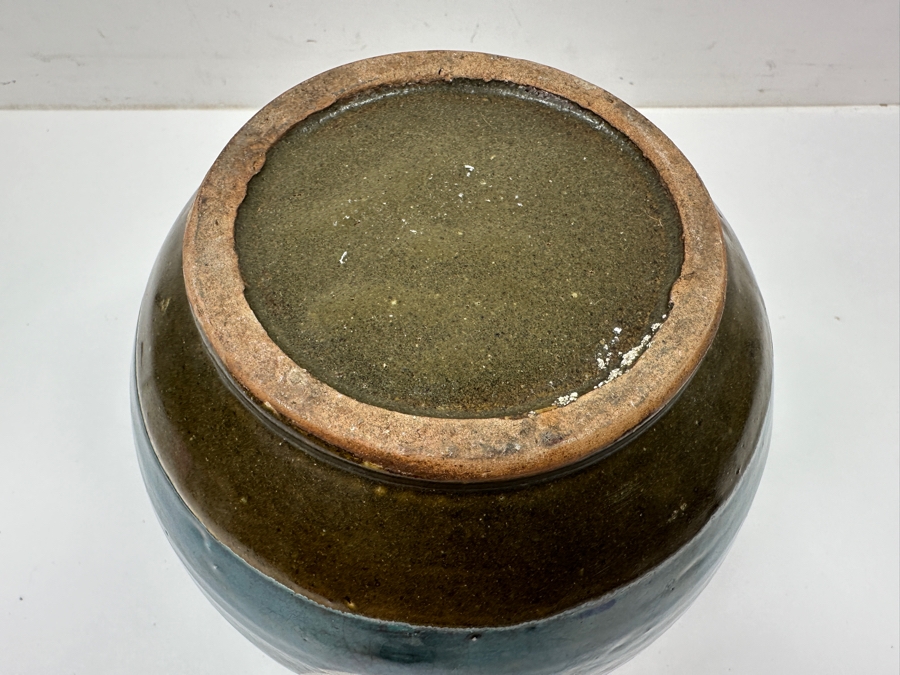 Just Added - Stunning Vintage Japanese Mingei Folk Art Pottery Jar Potter Unknown 7.5'W X 7'H [Photo 11]