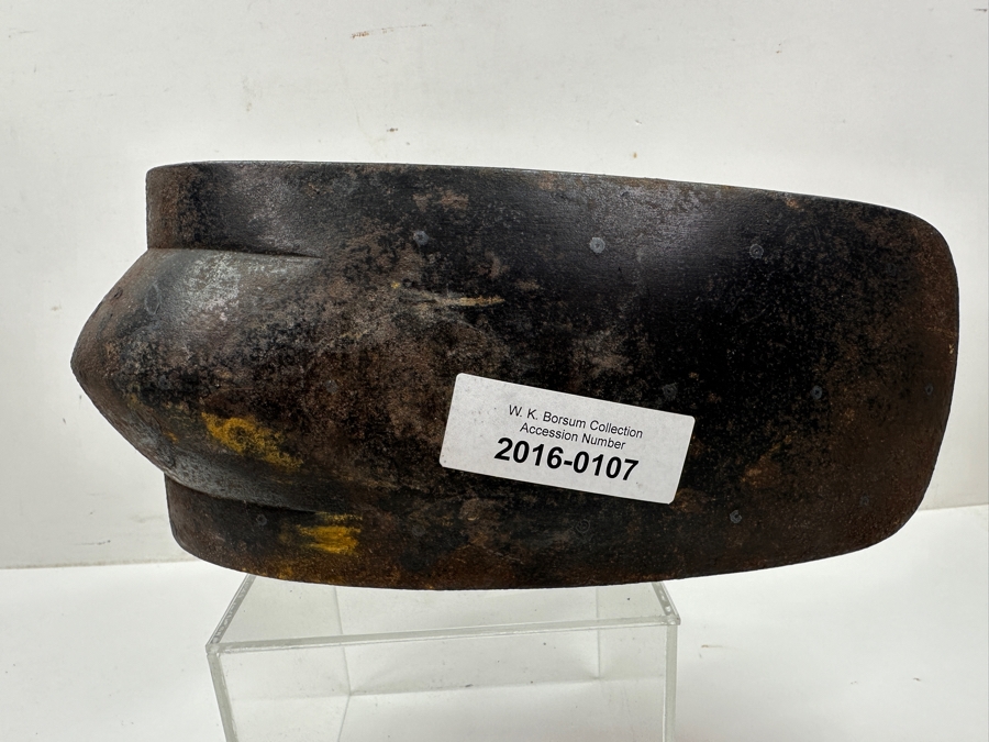 Just Added - Antique Japanese Cast Iron Samurai Stirrup (Abumi) 12W X 5D X 11H [Photo 12]