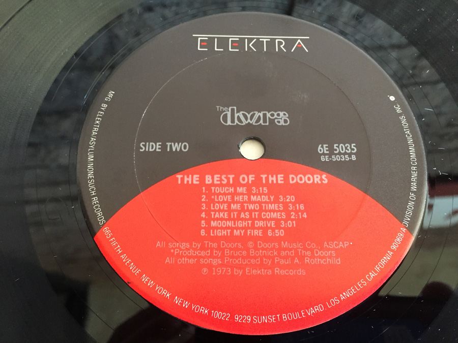 Doors, The ‎- The Best Of The Doors - Elektra ‎- 6E-5035 [Photo 6]