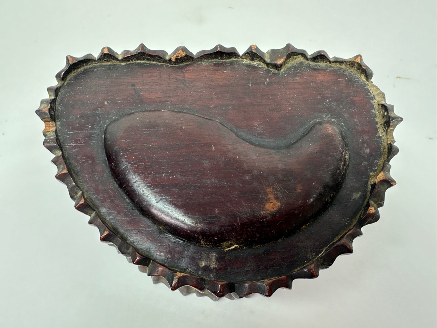 Just Added - Antique Asian Hand Carved Wooden Buddha Stand 7'W X 5'D X 3'H [Photo 4]