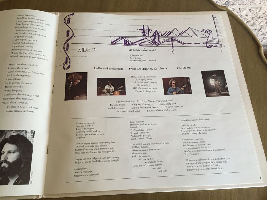 Jim Morrison Music By Doors, The ‎- An American Prayer - Elektra ‎- 5E-502 [Photo 8]