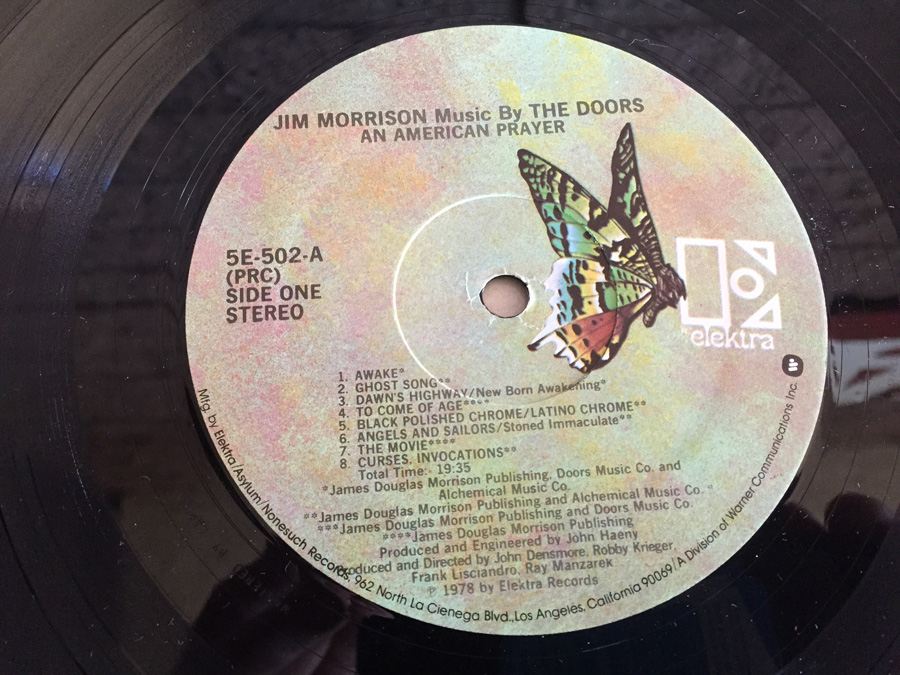 Jim Morrison Music By Doors, The ‎- An American Prayer - Elektra ‎- 5E-502 [Photo 13]
