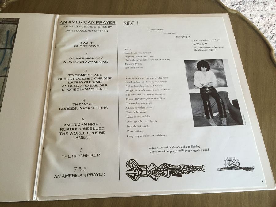 Jim Morrison Music By Doors, The ‎- An American Prayer - Elektra ‎- 5E-502 [Photo 4]
