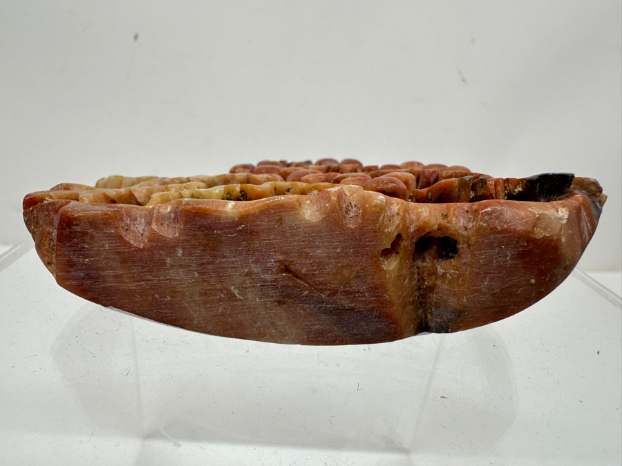 Just Added - Old Chinese Hand Carved Stone Sculpture Grapevine Motif 4'W X 2.5'H [Photo 5]