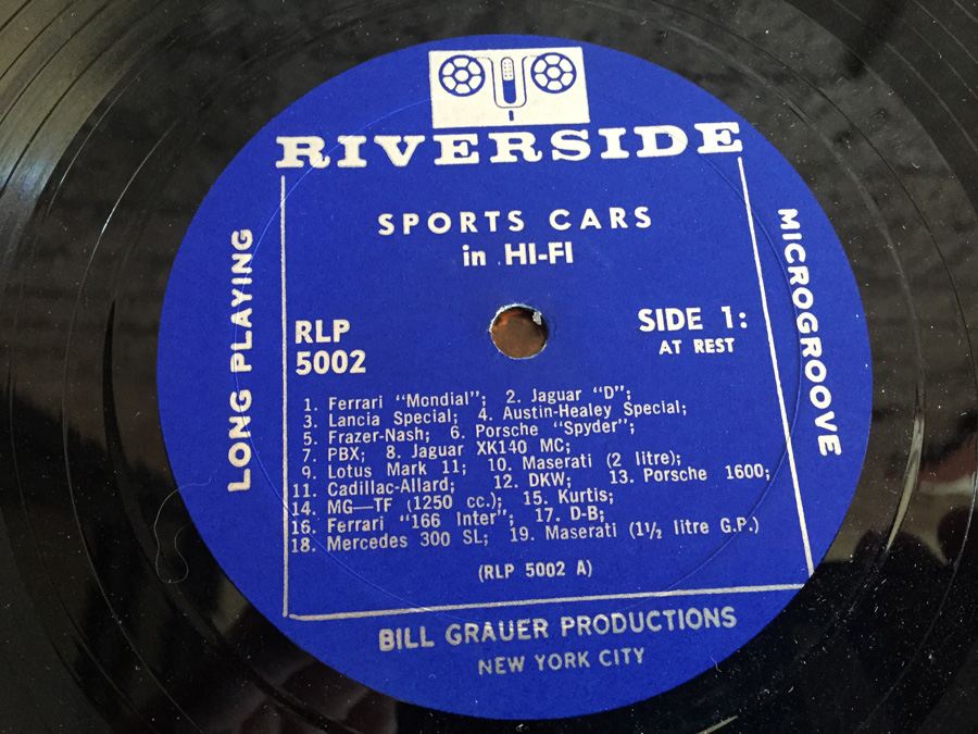 Sports Cars In Hi-Fi - Riverside Records ‎- RLP 5002 [Photo 4]