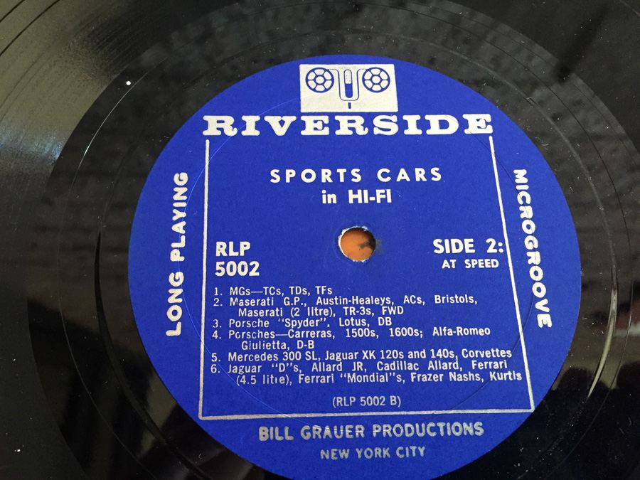 Sports Cars In Hi-Fi - Riverside Records ‎- RLP 5002 [Photo 6]