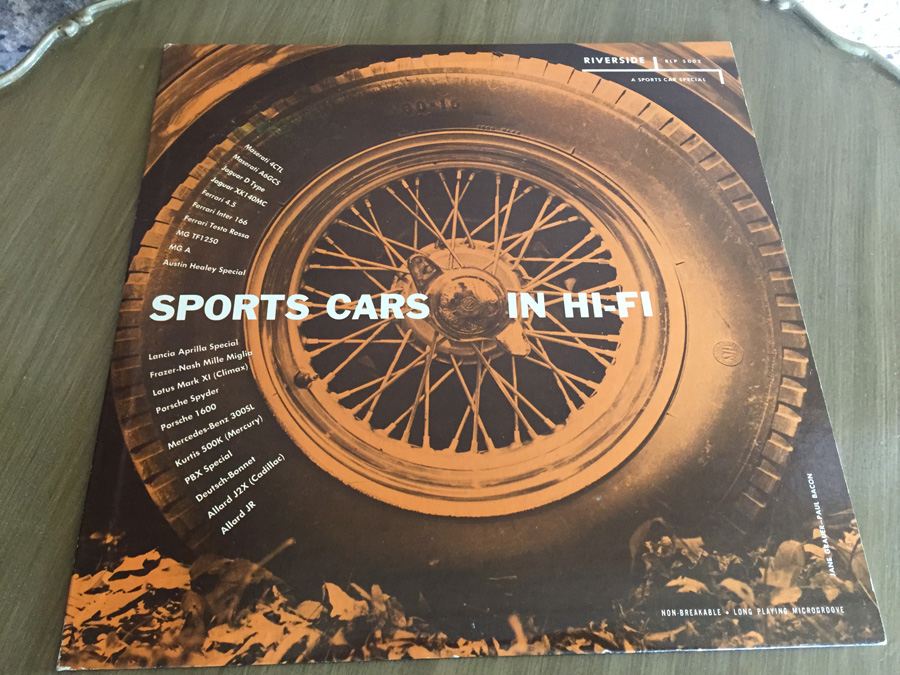 Sports Cars In Hi-Fi - Riverside Records ‎- RLP 5002 [Photo 1]