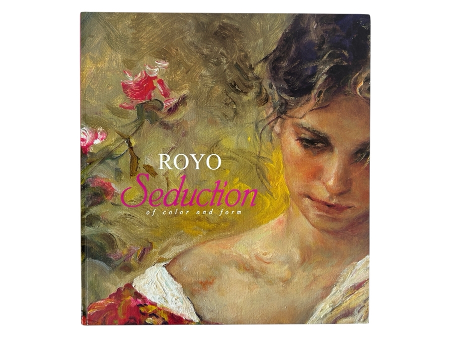 Just Added - Hand Signed Jose Royo Artist Hardcover Book - Royo Seduction Of Color And Form [Photo 2]