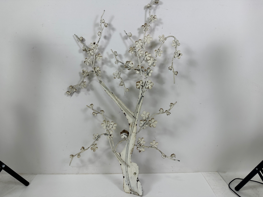 Just Added - Vintage Metal Cherry Blossom Tree Wall Decor 18 X 31 [Photo 4]