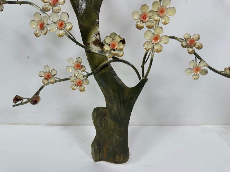 Just Added - Vintage Metal Cherry Blossom Tree Wall Decor 18 X 31 [Photo 3]