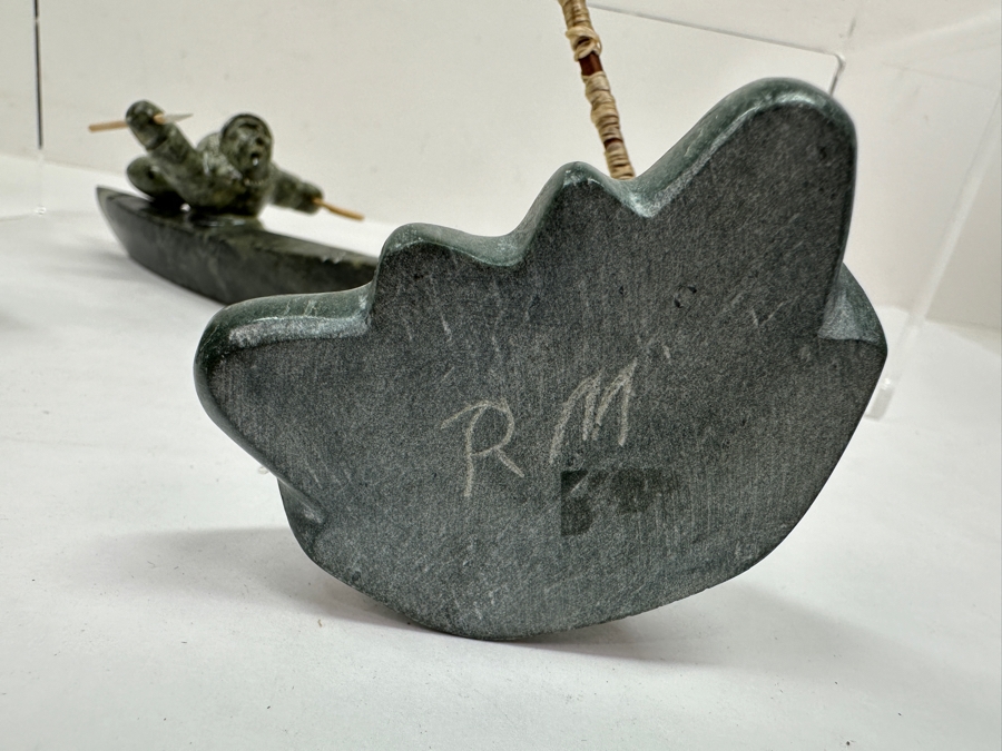 Just Added - Collection Of (5) Alaskan Inuit Soapstone Carvings [Photo 12]