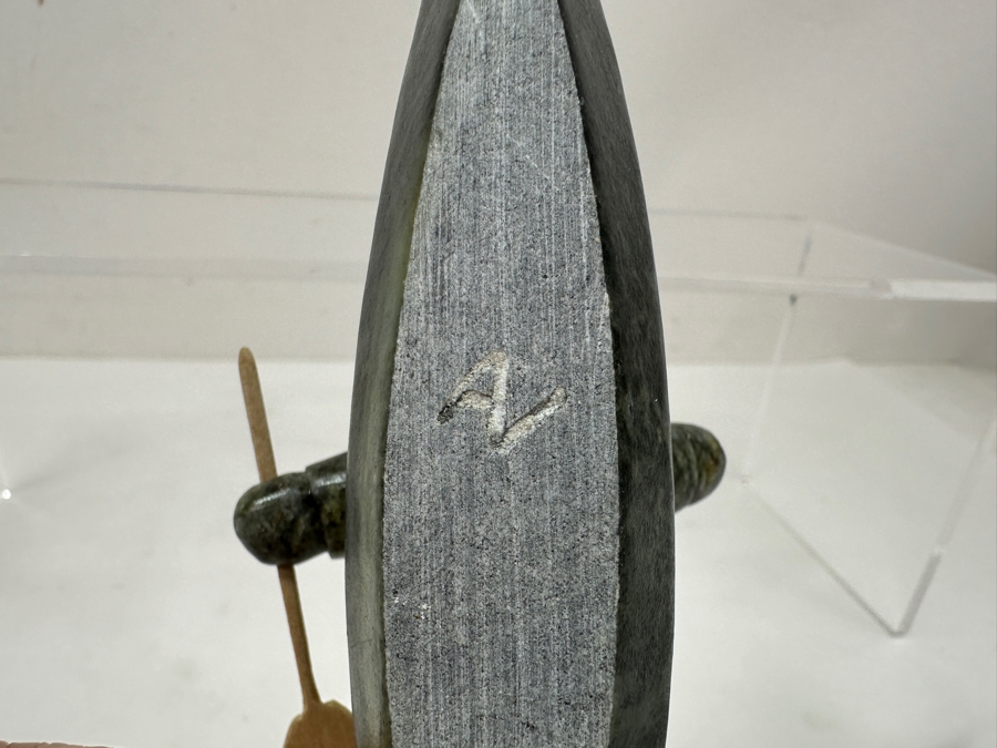 Just Added - Collection Of (5) Alaskan Inuit Soapstone Carvings [Photo 13]