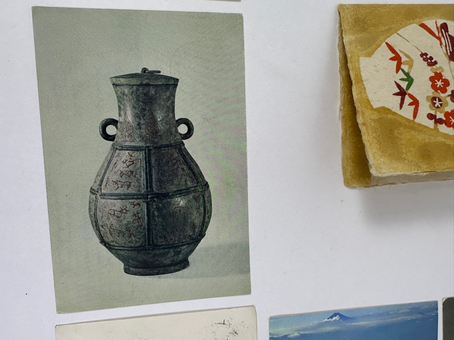 Collection Of (13) Hand Signed Hand Written Postcards From Professor Fujio Koyama (1900-1975) In The Sixties (A Japanese Scholar Of Japanese And Chinese Pottery & Porcelain And Potter Himself) [Photo 18]