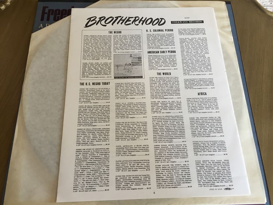 Freedom Songs: Selma, Alabama - A Documentary Recording By Carl Benkert - Folkways Records ‎- FH 5594 [Photo 4]