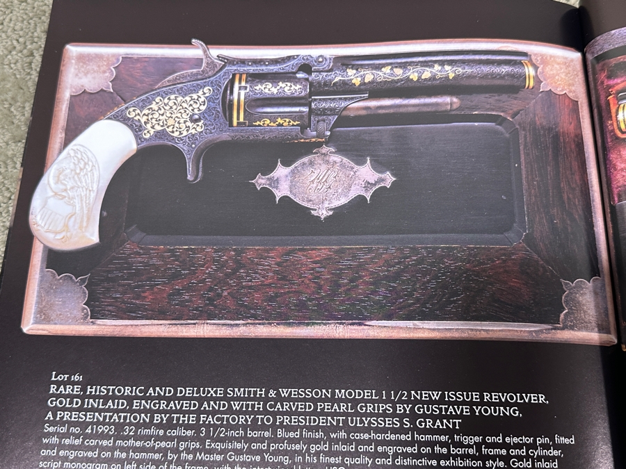 Just Added - (2) Auction Catalogs From Greg Martin Auctions Focusing On Exceptional Firearms, Edged Weapons & Exceptional Bowie Knives With Prices Realized [Photo 7]