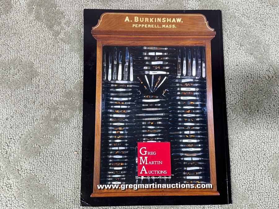 Just Added - (2) Auction Catalogs From Greg Martin Auctions Focusing On Exceptional Firearms, Edged Weapons & Exceptional Bowie Knives With Prices Realized [Photo 8]