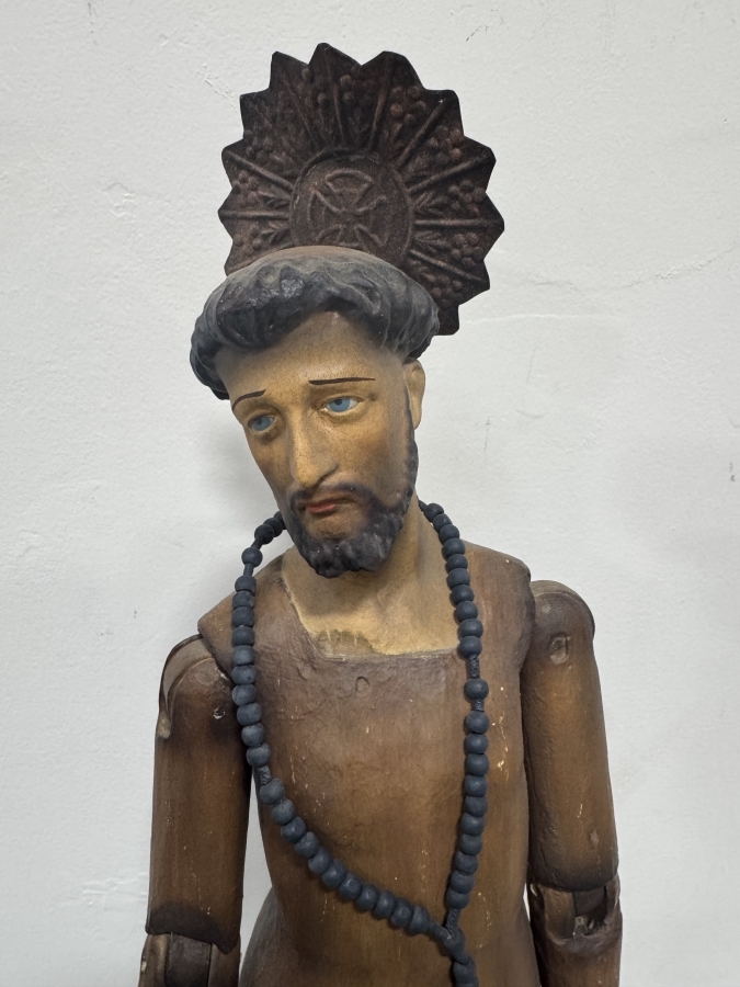 Just Added - Bethany Lowe Designs Jointed Santos Paper Pulp Figure 31H [Photo 2]