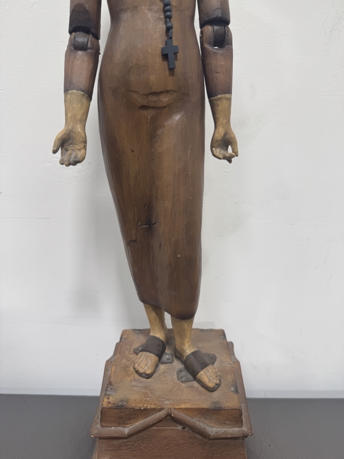 Just Added - Bethany Lowe Designs Jointed Santos Paper Pulp Figure 31H [Photo 3]