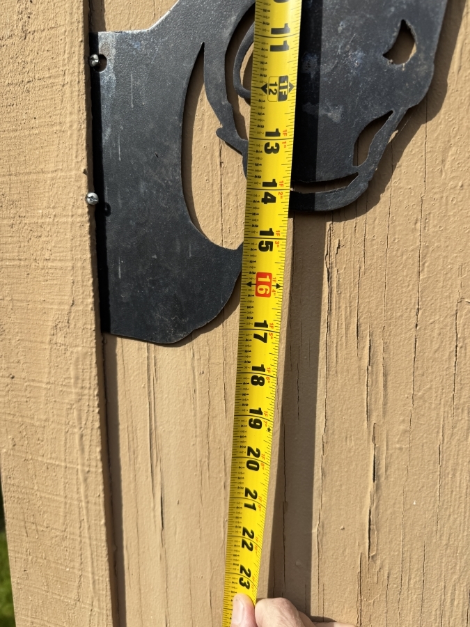 Just Added - Metal Peeping Donkey Wall Art Piece 18'H x 12'W [Photo 2]