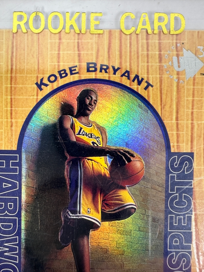 1996-97 Upper Deck UD3 Hardwood Prospects Gold Foil Kobe Bryant Rookie Card #19 [Photo 2]