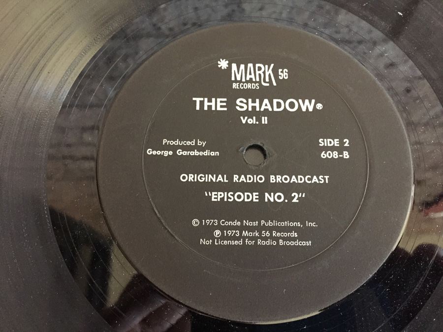 The Shadow (Original Radio Broadcasts Vol. 2) - Mark56 Records ‎- 608 [Photo 7]