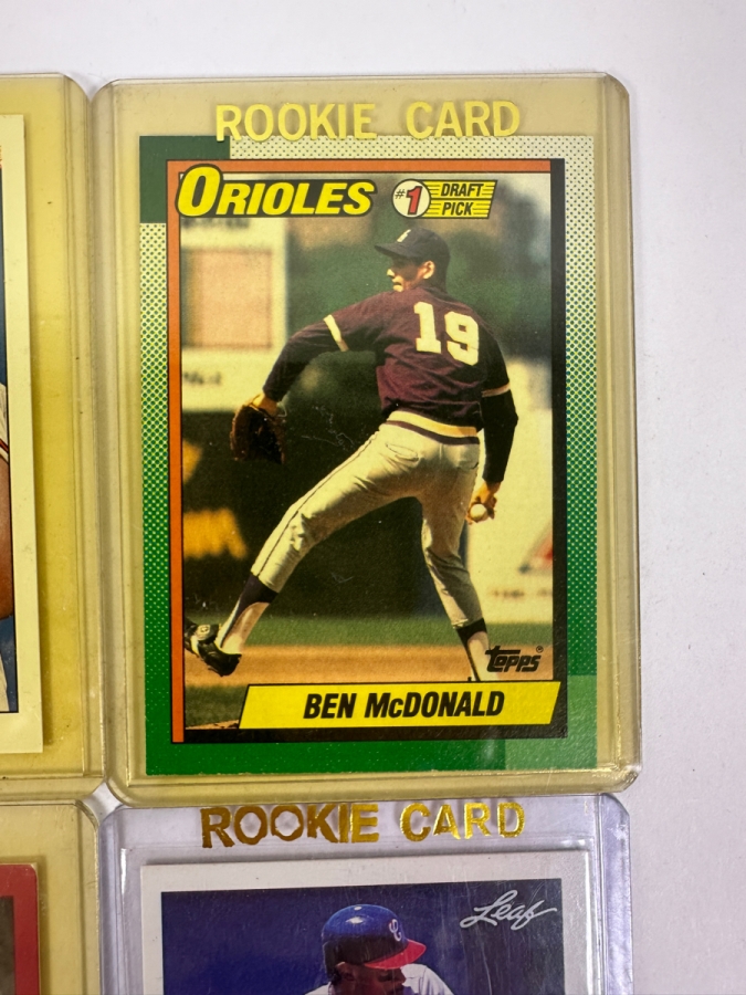 (6) Vintage Rookie Baseball Cards Featuring Baltimore Orioles Pitcher Ben McDonald, Minnesota Twins Pitcher Scott Erickson, And Chicago White Sox Outfielder Sammy Sosa [Photo 7]