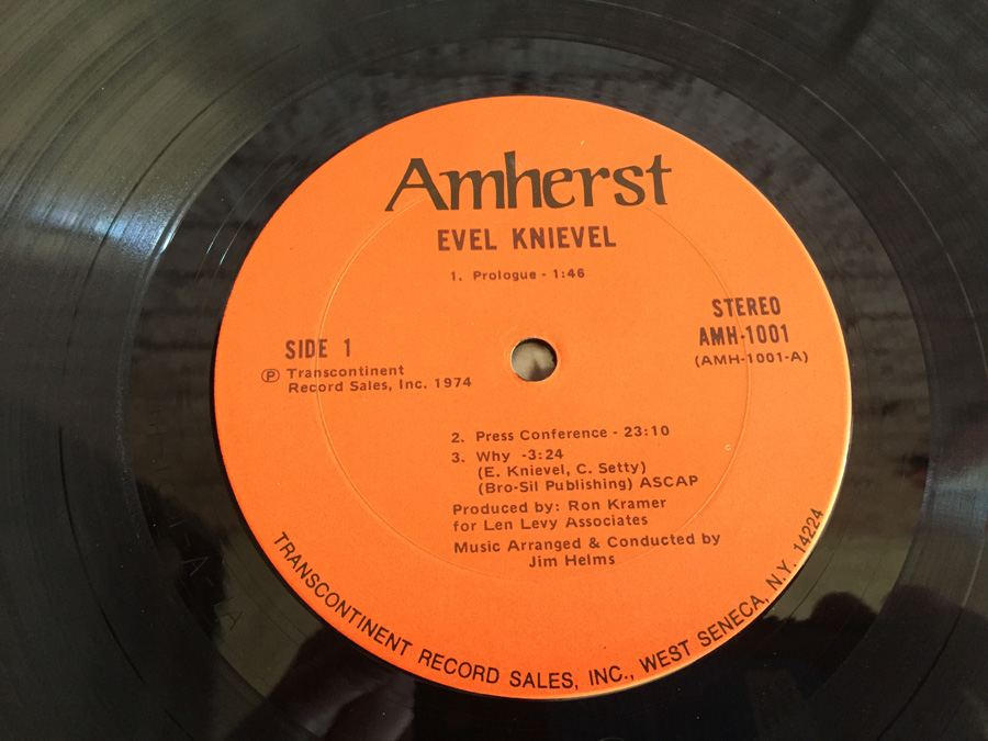 Evel Knievel ‎- Evel Knievel - Amherst Records ‎- AMH-1001 [Photo 7]