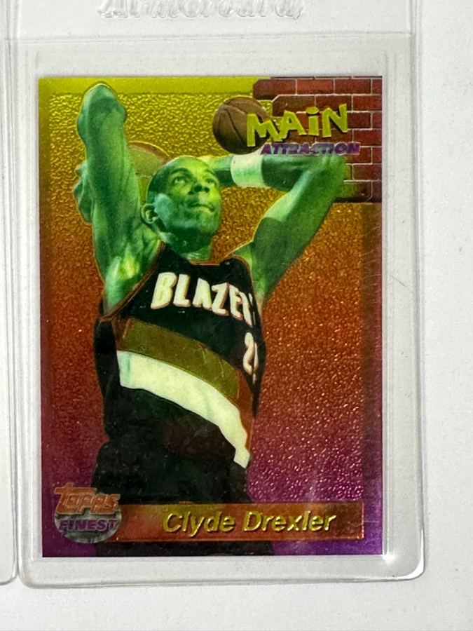 1993-94 Topps Main Attraction Finest Set Including Clyde Drexler, Mitch Richmond,  Joe Dumars, Doug Christie, Shawn Bradley and Steve Smith  
 [Photo 2]