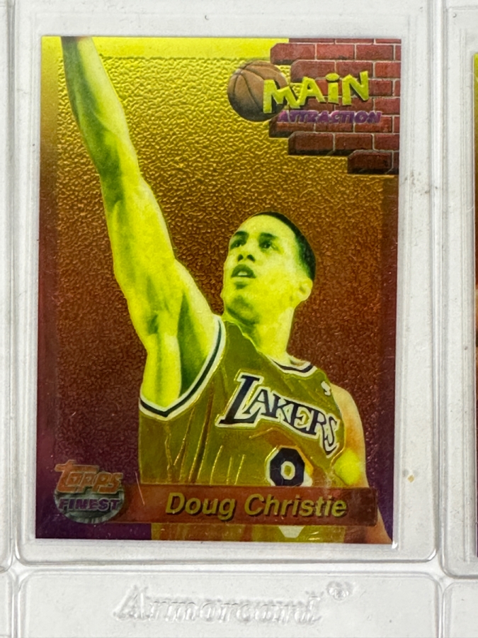1993-94 Topps Main Attraction Finest Set Including Clyde Drexler, Mitch Richmond,  Joe Dumars, Doug Christie, Shawn Bradley and Steve Smith  
 [Photo 5]