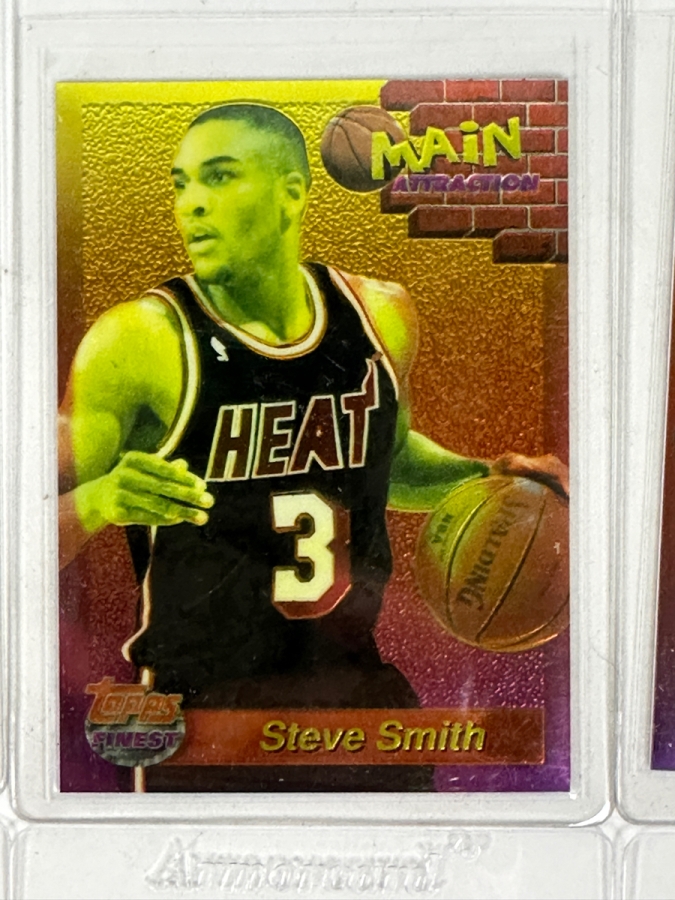 1993-94 Topps Main Attraction Finest Set Including Clyde Drexler, Mitch Richmond,  Joe Dumars, Doug Christie, Shawn Bradley and Steve Smith  
 [Photo 4]