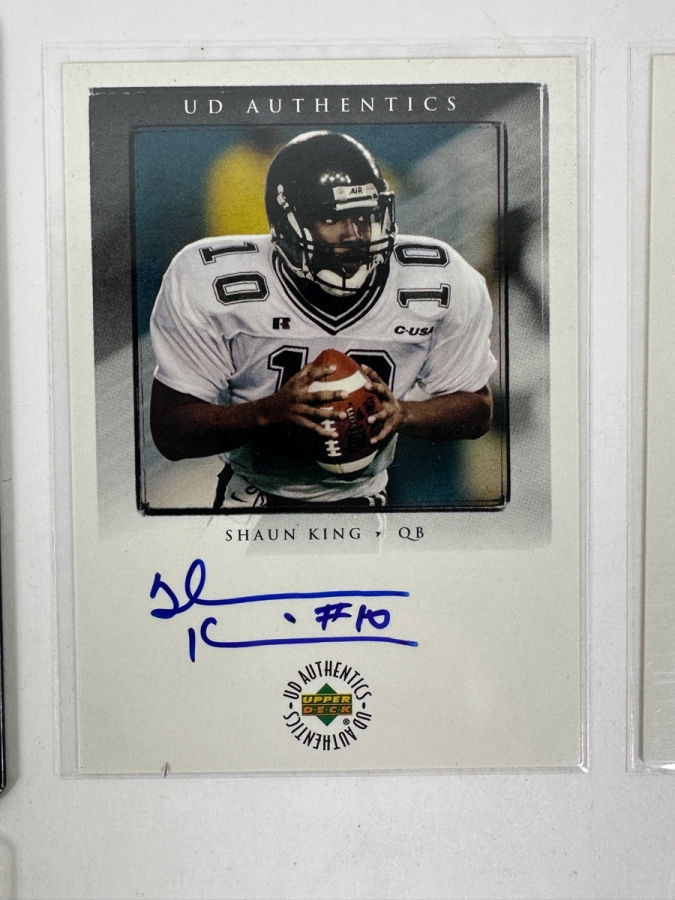 (8) Vintage SIGNED Football Cards From The Late 1990s and early 2000s [Photo 3]