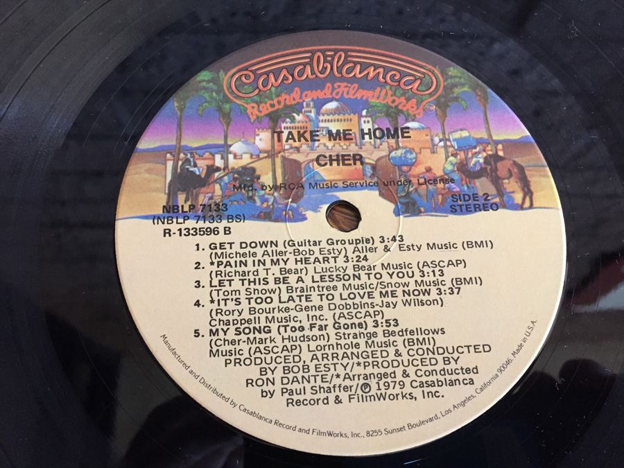 Cher ‎- Take Me Home - Casablanca Record And Filmworks ‎- NBLP 7133 [Photo 6]