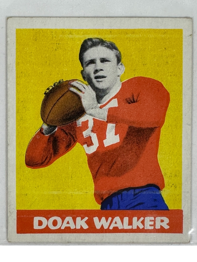 1948 Leaf Football #4 Doak Walker Card