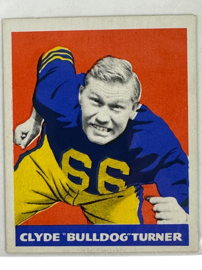 1949 Leaf Football #150 Clyde 'Bulldog' Turner Card